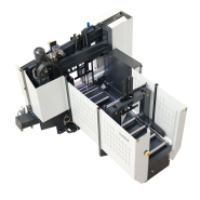 Scie à ruban horizontale Metallkraft HMBS 540 CNC Caliber 2000 - entièrement automatique avec commande Mitsubishi et convoyeur à rouleaux 2000 mm_1