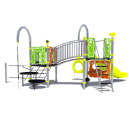 Structure multi-jeux Zingo Nau - Hags - Pour enfants de 3 à 5 ans - Dimensions et zone de sécurité incluses_1