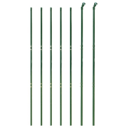 Vidaxl clôture en treillis métallique vert 1,4x10 m acier galvanisé 154051_1