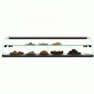 Vitrine neutre à poser - 2 niveaux - 1190 mm - Verre trempé - E26 | Sayl Barcelona -_1