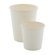 Gobelet publicitaire en carton simple paroi doublé en PE - 120 ml - Par multiples de 50 pièces_1