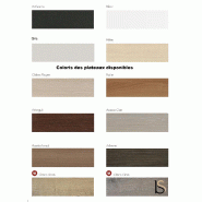 Comptoir Delta Plus, accès PMR - Mobel Linea - Blanc, Droite, Oui, 262, Chêne veiné_1