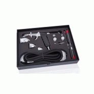 Ensemble aérographe BD-116C et compresseur AS-186 - kit airbrush avec buses 0.3, 0.5, 0.8 mm_1