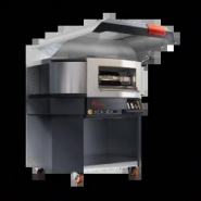 Four électrique à sole tournante - Cuppone Alpha 110 NAPOLI avec hotte électrique intégrée - pierres de 25 mm et résistances surpuissantes_1