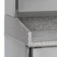 Meuble à pizza 2 portes avec module pour garniture PT1310 + VK38-200 Inox TEFCOLD_1
