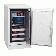 Armoire forte ignifuge 2 H - 2 étagères 5 plateaux multimedia - PHOENIX DATA COMMANDER DS4621 - Empreinte digitale_1