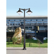 Luminaire extérieur pour mât 2 bras - Gunther-48 IP65 GX53 6x10W - Noir_1