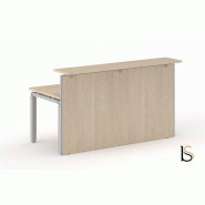 Banque d'accueil droite ROCK Arche - Mobel Linea. - 80, Blanc_1