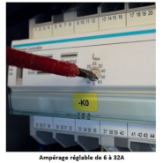 Borne de recharge pour véhicule électrique en copropriété - HAGER Witty Premium 7,4kW ou 22kW avec options RFID et modules de charge_1