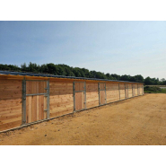 Boxes Cheval Qualité Pro Avancée 3 m - BOXPRO026 - Fabrication Française - Bois Douglas et Acier Galvanisé_1