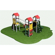 Structure de jeux combinée inox 3 tours - Gamme Neo31201I - Créa Équipements_1