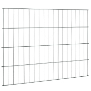 Vidaxl ensemble de clôture de jardin 115x79 cm vert 146105_1