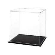 Vitrine cloche sur socle en plexiglas_1