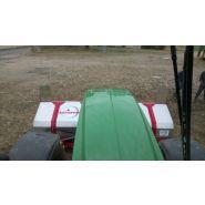 Andaineur à tapis pour haricots - porté avant, dents rigides Ø12 et entraînement hydraulique_1