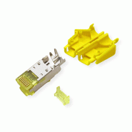 Connecteur HiRose TM31 blindé, manchon jaune, 50 pièces_1