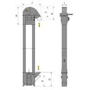 Élévateur à godets D133-D520S - SKIOLD - capacité de 14 à 545 m³/heure - transport vertical de grains et farines_1