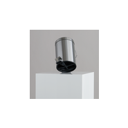 Poubelle à pédale CHROOM 5L - chromée avec seau intérieur en plastique - SKU: h-740-p49005_1