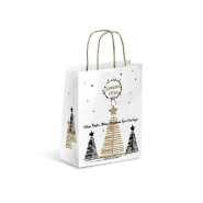 Sac kraft Lilywood poignées torsadées 18x22x8cm - par 50_1