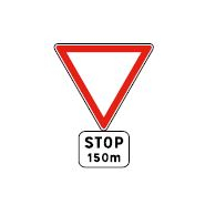 Signalisation routière - Panneaux d'intersection et de priorité type AB5 et AB4_1