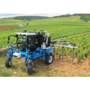 Tracteur enjambeur à 4 roues motrices pour travaux agricoles