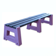 Banc extérieur en plastique recyclé - modèle impérial - résistant aux intempéries - 3 ou 4 places_1