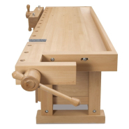 Établi d'atelier Holzkraft HB 2080 - robuste et précis en hêtre rouge massif - 5102180_1