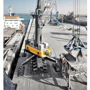 Grue portuaire LHM 550 avec une portée maximale de 54 mètres