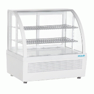 Vitrine réfrigérée de comptoir série C blanche 100L - Polar - CU637_1
