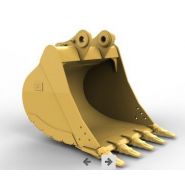 561-0625 godet d'excavation à usage normal - caterpillar finance france - 1500 mm (59 in) - capacité 1.88 m³_1
