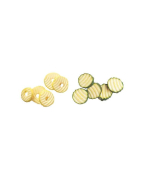 Disque ondulés - 3 mm pour coupe légumes - Modèle pour coupe ondulée - Affûtage haute précision - 27069W_1
