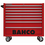 Servante classique C75 - 8 tiroirs, rouge, 986 x 501 x 1100 mm - Référence 1475KXL8RED_1