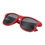 Lunettes de soleil en RPET - Protection UV 400 - Couleur rouge - Poids 25g_1
