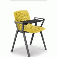 Chaise LUX n°20 - polypropylène avec fibre de verre - empilable par 7 - usage intérieur et extérieur_2