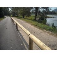 Clôture basse - modèle Dinard - mixte bois métal traité autoclave classe 4_1