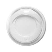 Couvercle blanc PS pour gobelet 24cl - par 1000_1