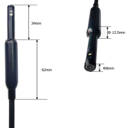 Mini caméra d'inspection rotative et portable - écran LCD HD 4.3'' - MiniXplorer HD 360 DC - double caméra HD 720p étanche IP67_1