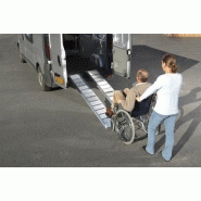 Rampe de 1830 mm de longueur et 295 mm de largeur pour chariots et fauteuils roulants