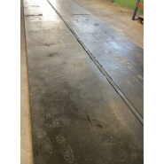 Bande transporteuse sur-mesure - jonction longitudinale - largeur 2800 mm - pour extracteur à plat de grandes dimensions - MTCP_1