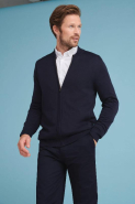 Cardigan zippé unisexe Henbury - Réf: H718 - 50% coton / 50% acrylique_1