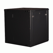 VALUE Boîtier mural 19 pouces 12U, 600 x 600 mm, noir, kit à assembler_1