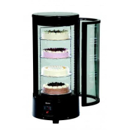 Vitrine réfrigérée avec éclairage led enclenchables séparément, pour une présentation parfaite des gâteaux, tartes ou snacks froids - réf. 700207g bartscher_1