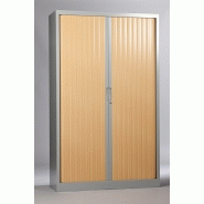 Armoire métallique avec glissement silencieux des rideaux