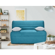 Banquette BZ CARINA convertible 140x190 cm - Matelas SOFACONFORT 15 cm - Fabrication française_1