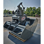 Benne preneuse industrielle de reprise MBB-H - usage intensif - capacité 900 à 3000 litres SAE - marque MINELLI_1