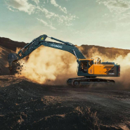 Pelle sur chenilles HYUNDAI HX360L - 227 kW moteur - 30 tonnes - Système de caméras SAVM 360°_1