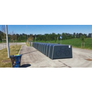 Consigne à vélo individuelle robuste, modulaire et élégant, conçue pour les cyclistes urbains - Citybox_1