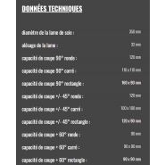 E-AKS-F 400 - Tronçonneuse acier à fraise-scie semi-automatique - Epple Maschinen - Lame 350 mm - Coupes angles et droites_1