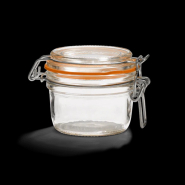 Pack de 6 bocaux Terrines Le Parfait Super 125 g Ø 70 mm (joint inclus). Fermeture inox - WL000026_1