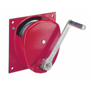 Treuil à câble avec manivelle de sécurité et double cliquet