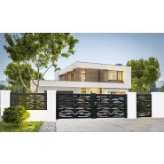 Horizon - clôture en aluminium design ajourée - thermolaquage Qualicoat - garantie 10 ans_1